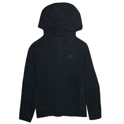 Nike Boys Black Full Zip Fleece Hoodie XL 158-170cm