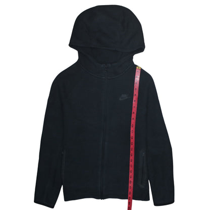 Nike Boys Black Full Zip Fleece Hoodie XL 158-170cm