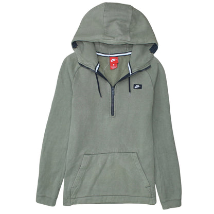 Nike Men’s Green Fleece 1/2 Zip Hoodie Size S Regular Fit