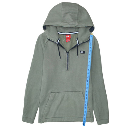 Nike Men’s Green Fleece 1/2 Zip Hoodie Size S Regular Fit