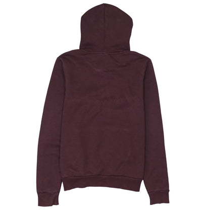 Puma Womens Brown Pullover Hoodie Size 12 Regular Fit Logo Sweatshirt