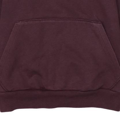 Puma Womens Brown Pullover Hoodie Size 12 Regular Fit Logo Sweatshirt