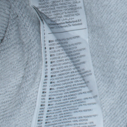 Nike Men's Grey Pullover Hoodie Small Logo Regular Fit