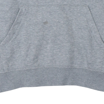 Nike Men's Grey Pullover Hoodie Small Logo Regular Fit