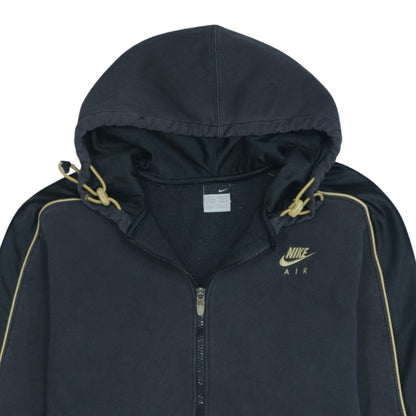 Nike Air Men's Black Full Zip Hoodie M Basketball Style