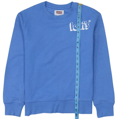 Levi's Boys Blue Crew Neck Pullover Sweatshirt Size 12 Years