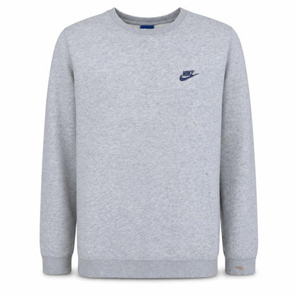 Nike Men’s Grey Small Pullover Crew Neck Sweatshirt