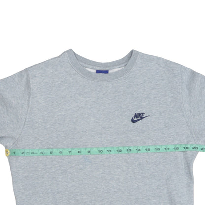 Nike Men’s Grey Small Pullover Crew Neck Sweatshirt