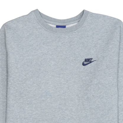 Nike Men’s Grey Small Pullover Crew Neck Sweatshirt