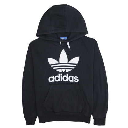 Adidas Women’s Black XS Pullover Hoodie with Logo and Pocket