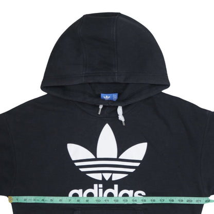 Adidas Women’s Black XS Pullover Hoodie with Logo and Pocket