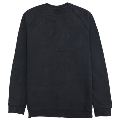 Adidas Mens Black Crew Neck Pullover Sweatshirt Size M