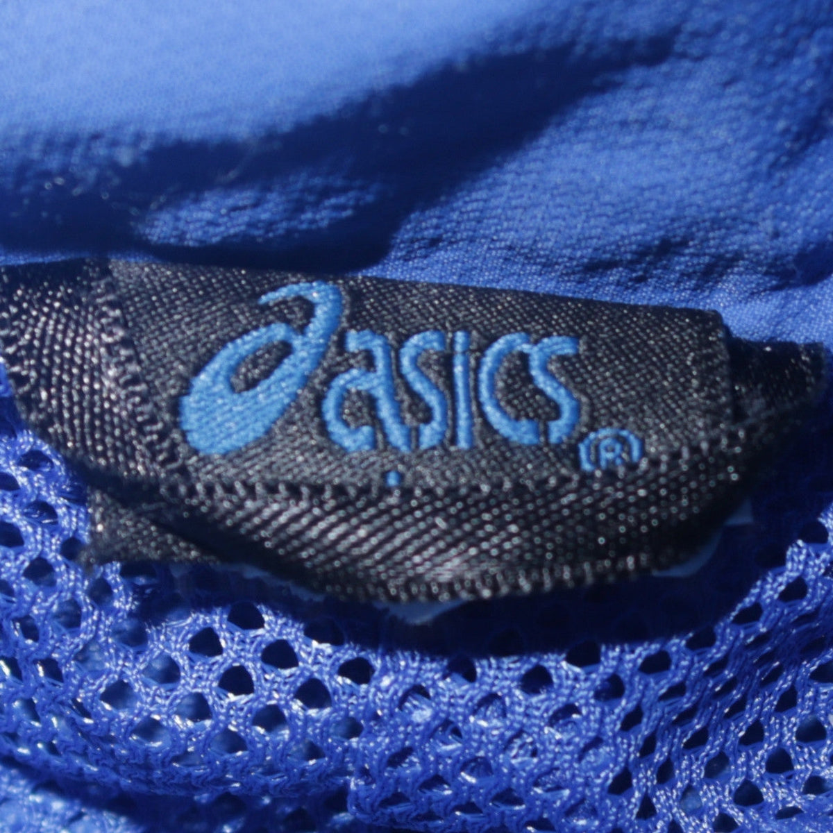 Asics Mens Blue Hooded Windbreaker Jacket Size M