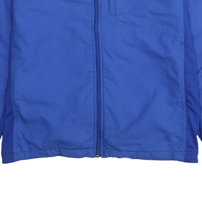 Asics Mens Blue Hooded Windbreaker Jacket Size M