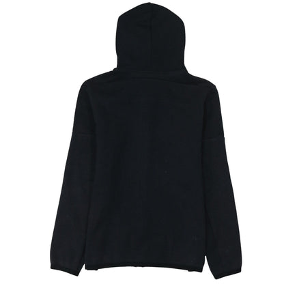 Adidas Boys Black Full Zip Hoodie 13-14 Years Regular Fit Fleece Sweatshirt