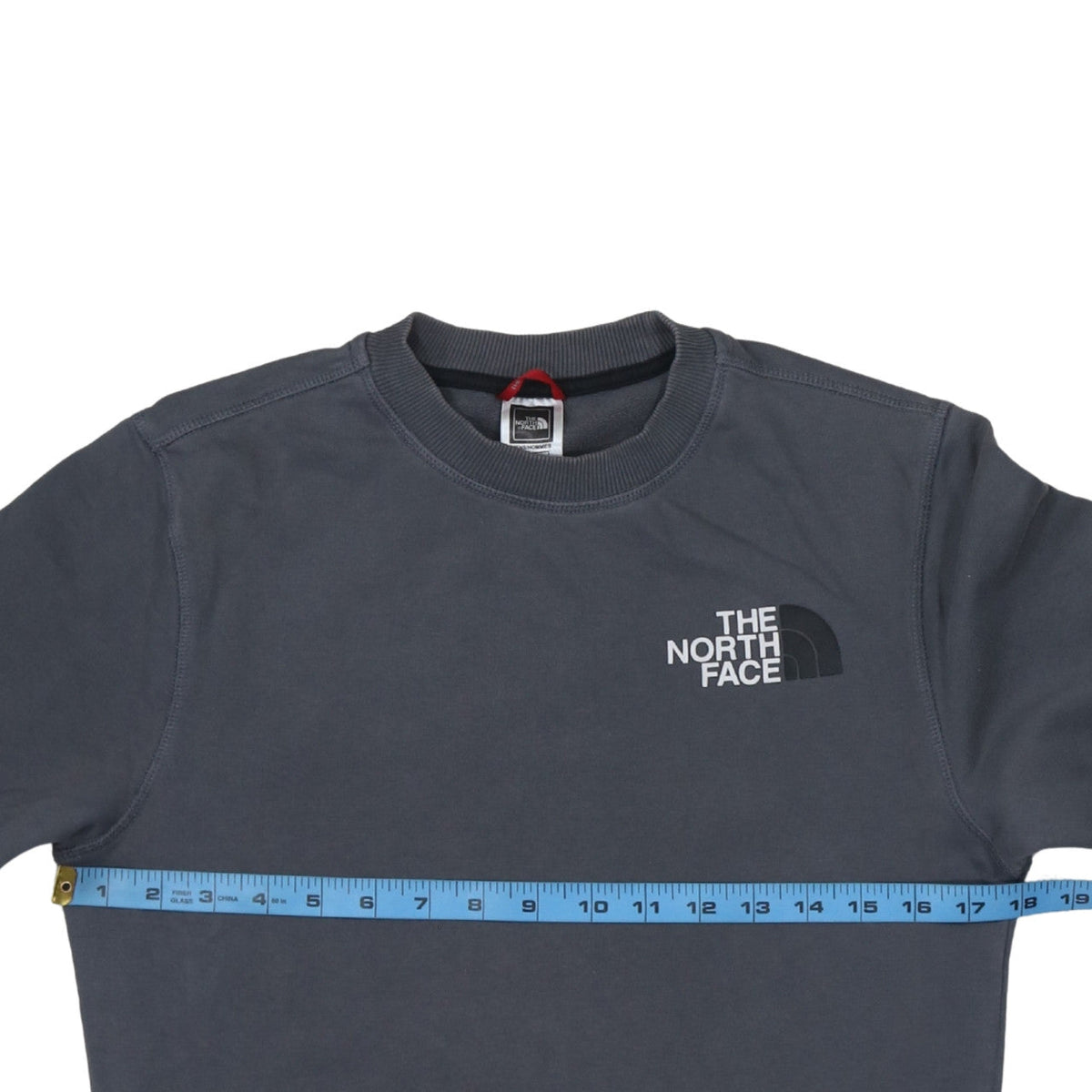 The North Face Men's Grey XS Crew Neck Pullover Sweatshirt