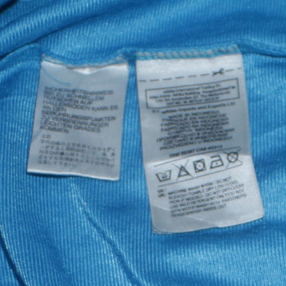 Adidas Men's Blue Track Jacket L Full Zip Colourblock Sportswear
