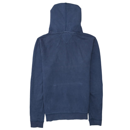 Hilfiger Denim Men's Blue Pullover Hoodie S 1985 Embroidered Logo