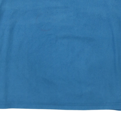 Champion Men's Blue 1/4 Zip Fleece Pullover Sweatshirt XXL