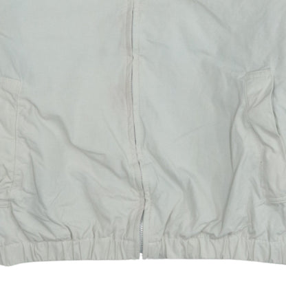 Tommy Hilfiger Men's Beige Cotton Bomber Jacket Size S Full Zip