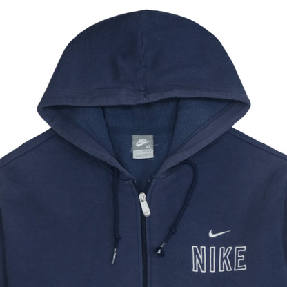 Nike Men's Blue Full Zip Hoodie XL Sports Fleece