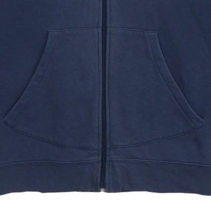 Nike Men's Blue Full Zip Hoodie XL Sports Fleece