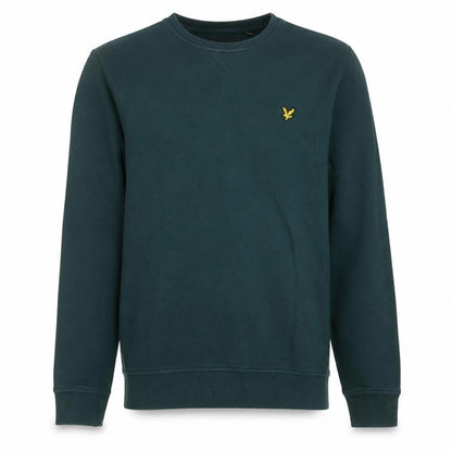 Lyle & Scott Men's Green Cotton Crew Neck Sweatshirt Size M