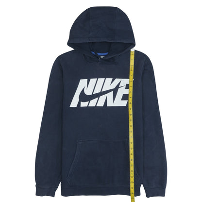 Nike Men's Navy Blue Hoodie Small Pullover Graphic Sweatshirt