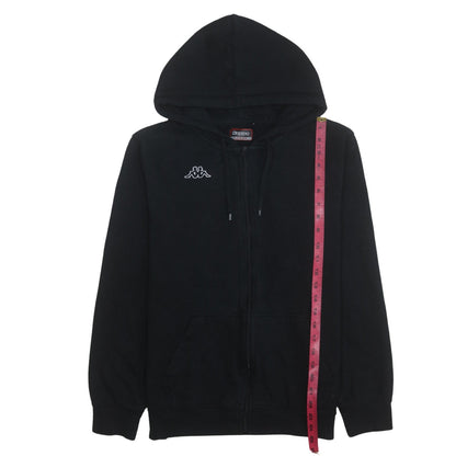 Kappa Men's Black Full Zip Hoodie Size L Sportswear