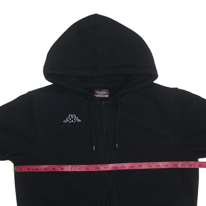 Kappa Men's Black Full Zip Hoodie Size L Sportswear