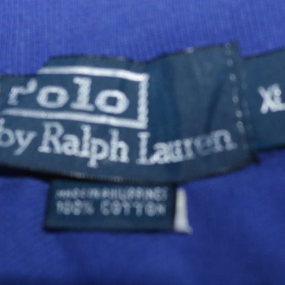 Ralph Lauren Men's Blue Cotton Polo Shirt XL Classic Fit