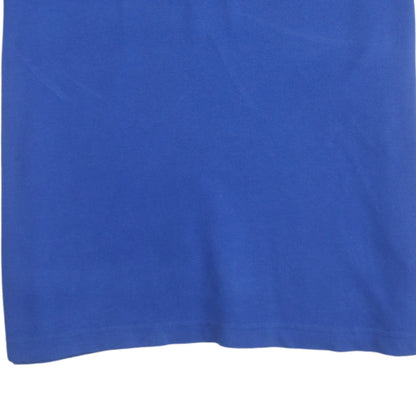 Nautica Blue Cotton Polo Shirt Teens 14 Regular Fit Short Sleeve