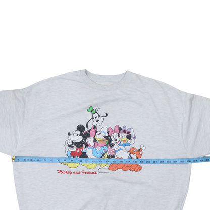 Primark Disney Women Grey L Sweatshirt Mickey & Friends Pullover