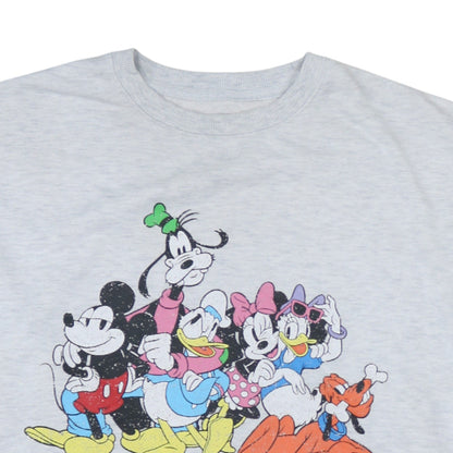 Primark Disney Women Grey L Sweatshirt Mickey & Friends Pullover