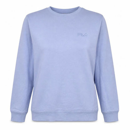 Fila Women’s Blue Crew Neck Pullover Sweatshirt XL Cotton Blend