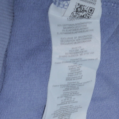 FILA Women’s Blue Crew Neck Pullover Sweatshirt XL Cotton Blend