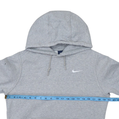 Nike Men's Grey Pullover Hoodie S Regular Fit Fleece Sweatshirt