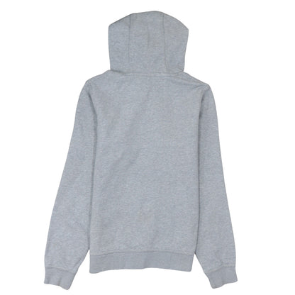 Nike Men's Grey Pullover Hoodie S Regular Fit Fleece Sweatshirt