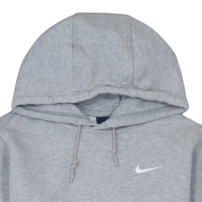 Nike Men's Grey Pullover Hoodie S Regular Fit Fleece Sweatshirt