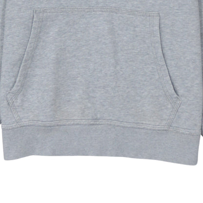 Nike Men's Grey Pullover Hoodie S Regular Fit Fleece Sweatshirt