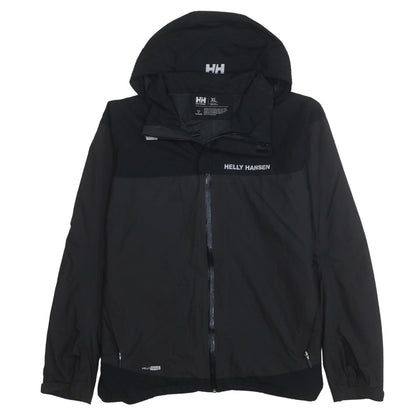 Helly Hansen Men's Black XL Waterproof Hooded Outdoor Jacket