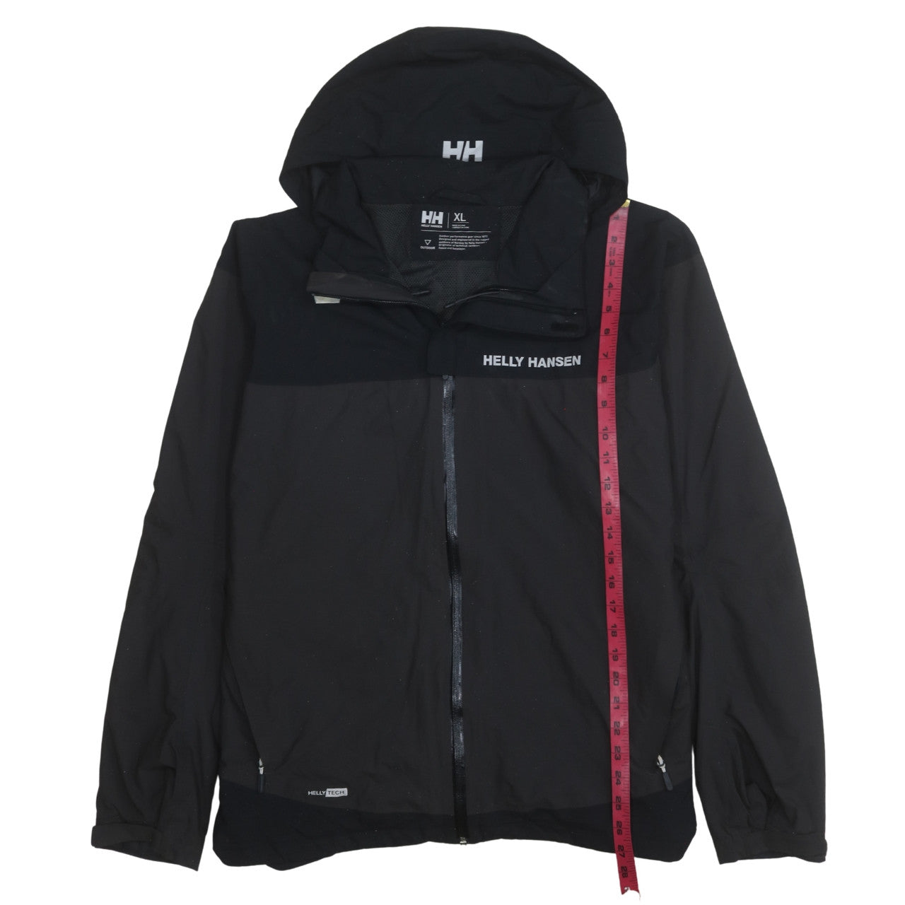 Helly Hansen Men's Black XL Waterproof Hooded Outdoor Jacket