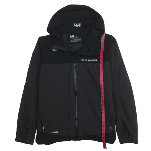 Helly Hansen Men's Black XL Waterproof Hooded Outdoor Jacket