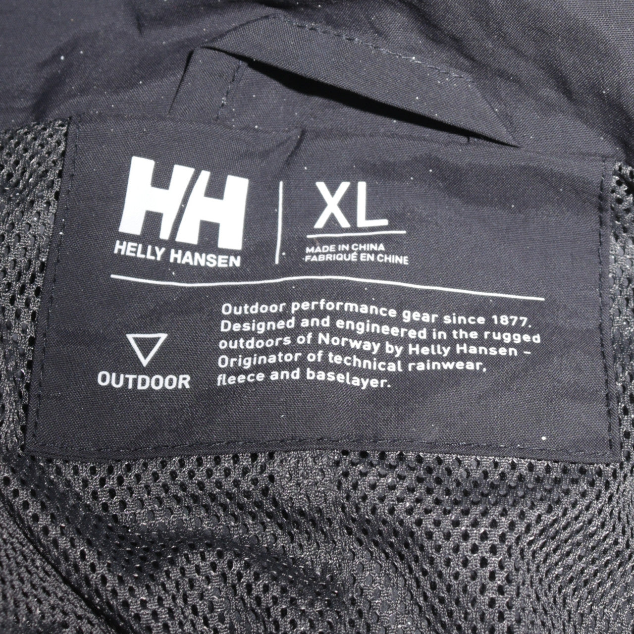 Helly Hansen Men's Black XL Waterproof Hooded Outdoor Jacket