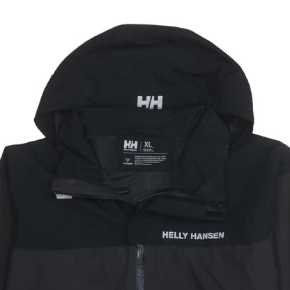Helly Hansen Men's Black XL Waterproof Hooded Outdoor Jacket