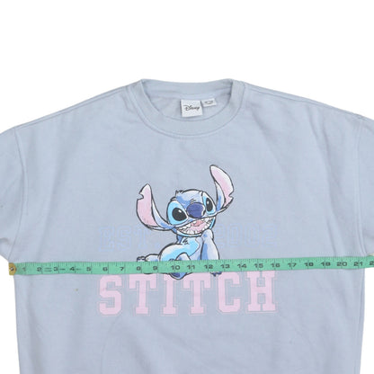 Disney x Primark Women’s Blue Stitch Sweatshirt UK 10/12