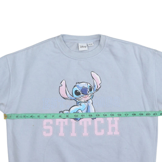 Disney x Primark Women’s Blue Stitch Sweatshirt UK 10/12