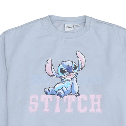Disney x Primark Women’s Blue Stitch Sweatshirt UK 10/12