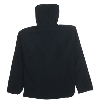 Nike Men’s Black Hooded Anorak Jacket Size M Windproof Lightweight