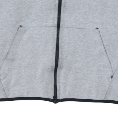 Nike Mens Grey Full Zip Hoodie M Lightweight Sportswear